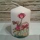 Candles decoupage Easter. Candles. nikazvereva. My Livemaster. Фото №4