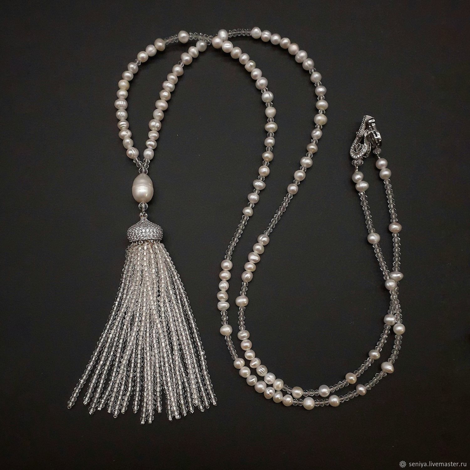 Бусы сотуар жемчужные – заказать на Ярмарке Мастеров – KJMG2RU | Бусы ...