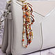Copy of Copy of Copy of Beaded Keychain BK1460313, Bag decorations, Ahtubinsk,  Фото №1