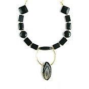 Украшения handmade. Livemaster - original item Necklace stylish black 