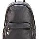 Leather backpack Violetta (black). Backpacks. Russian leather Guild. Online shopping on My Livemaster.  Фото №2