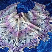 Шаль платок Ожерелье в оренбургском стиле