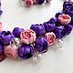 Order Jewelry sets: Roses with bubbles. Juturna. Livemaster. . Jewelry Sets Фото №3