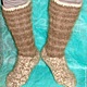 Socks knitted socks handmade . Socks-socks from dog hair (fuzz) high Socks-knee socks from the living threads Socks socks thick warm winter Socks and useful
