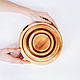 Набор деревянных тарелок из дерева сибирский кедр 6 штук TN18. Утварь. ART OF SIBERIA. Ярмарка Мастеров.  Фото №5