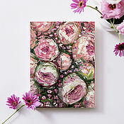 Картины и панно handmade. Livemaster - original item Bouquet of flowers, impasto painting in the bedroom 30h40 cm. Handmade.