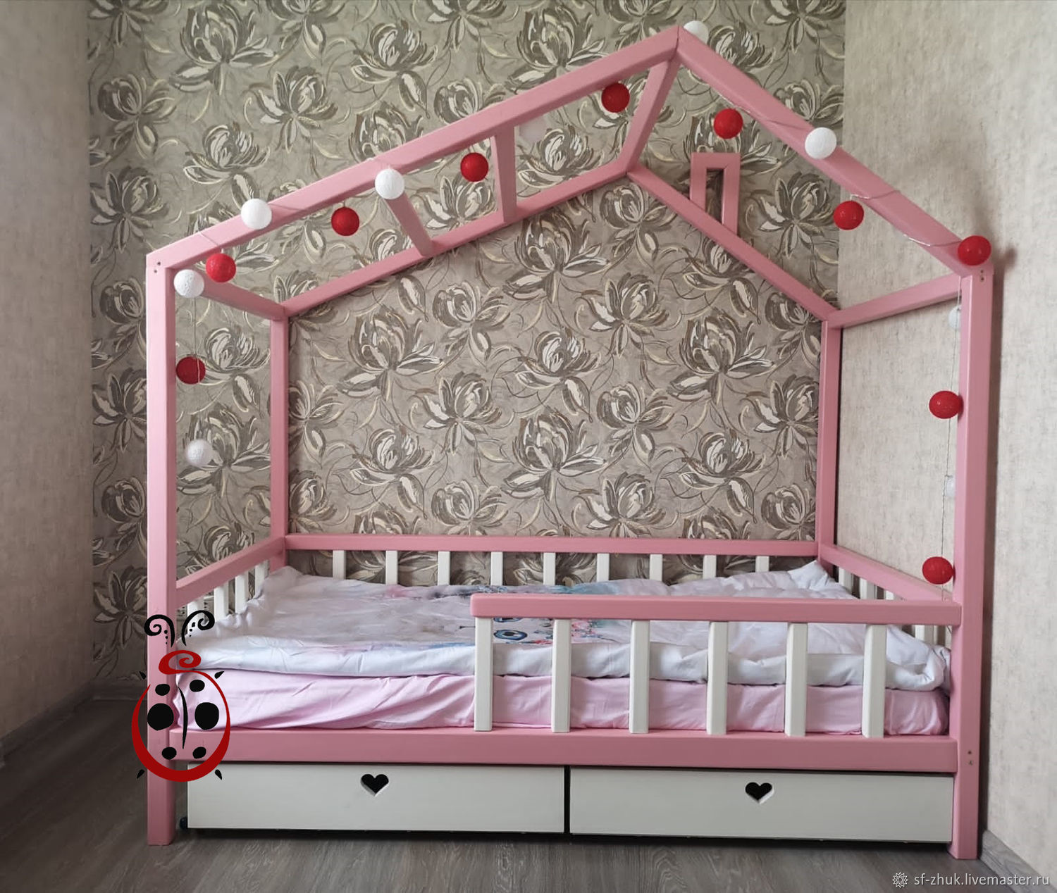 Кровать домик в интернет-магазине на Ярмарке Мастеров | Мебель для ...