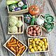 Food for dolls Dollhouse miniature Accessories for dolls Dollhouse house Dollhouse miniature food Cooking a Box of vegetables potatoes carrots miniature for doll and toy doll accessories
