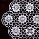 Decorative napkins: Knitted Starry Night Track (No. №49). Doilies. Lace knitting workshop. Lidiya.. My Livemaster. Фото №4