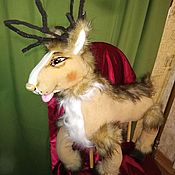 Куклы и игрушки handmade. Livemaster - original item Reindeer. Puppets on the ensemble.. Handmade.