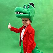Одежда детская handmade. Livemaster - original item carnival costume: Crocodile Genes. Handmade.