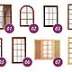 Windows for Dollhouse, rumbox 1:6 (Barbie), 1:4 MSD, 1:3 SD, etc. Roomboxes. dreamstudiodoll. Online shopping on My Livemaster.  Фото №2