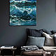 Order Sea oil painting on canvas - " sea wave". Filin-art. Livemaster. . Pictures Фото №3