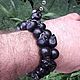 'Black Skull' rosary bracelet large. Rosary bracelet. NGS Masters. My Livemaster. Фото №5