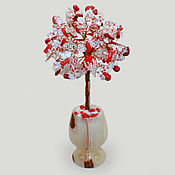 Цветы и флористика handmade. Livemaster - original item Moonstone and coral tree 
