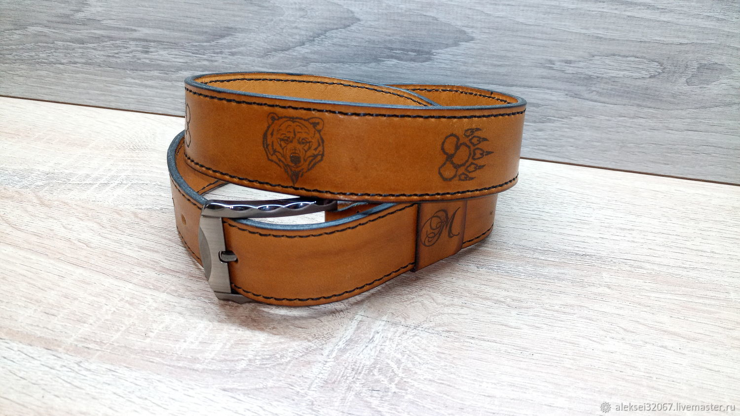 Elegant, original, personalized belt, Straps, Smolensk,  Фото №1