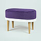 Заказать Банкетка Violet-Compact (со съемным чехлом). Мастерская Elanska-Design. Ярмарка Мастеров. . Банкетки Фото №3