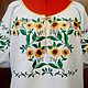 Embroidered women's blouse 'Sunflowers' ZHR3-005. Blouses. babushkin-komod. My Livemaster. Фото №6