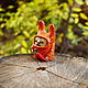 Cute bunny with a carrot. Figurines. masterskaya Ivana Bezborodova. Ярмарка Мастеров.  Фото №6