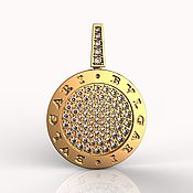 Украшения handmade. Livemaster - original item Bulgari Pendant made of 585 gold (P49) bulgari. Handmade.