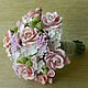 Wedding bouquet 'Pink lace'. Wedding bouquets. Flowesforever. My Livemaster. Фото №6