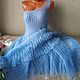 dresses: Mohair dress 'Snezhana'. Dresses. hand knitting from Galina Akhmedova. My Livemaster. Фото №4