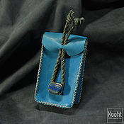 Фен-шуй и эзотерика ручной работы. Ярмарка Мастеров - ручная работа Turquoise Leather Tarot Card Case. Handmade.
