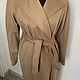 Пальто-халат из шерсти Max Mara camel. Пальто. Olga Verbitskaya.Тихая роскошь.. Интернет-магазин Ярмарка Мастеров.  Фото №2