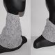 Knitted Snood with openwork pattern 'grey', Scarves, Moscow,  Фото №1