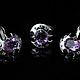 Order Ring and earrings with amethyst and Topaz ' Valkyrie Protection'. geliar. Livemaster. . Jewelry Sets Фото №3