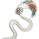 Caribbean breakfast - sautoir with a beaded brush. Necklace. Altania, beaded jewelry. My Livemaster. Фото №5