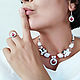 Necklace Garnet, Necklace, Moscow,  Фото №1