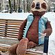 Заказать Ленивец по имени Плюш. ClubkoffArt. Ярмарка Мастеров. . Амигуруми куклы и игрушки Фото №3
