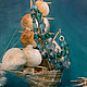 Серьги Сокровища морей. Серьги классические. Орхидея (Наталья). Ярмарка Мастеров.  Фото №5