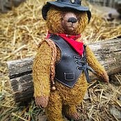 Куклы и игрушки handmade. Livemaster - original item Teddy Bears: Cowboy. Handmade.