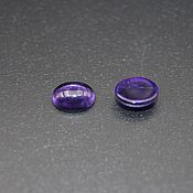Материалы для творчества handmade. Livemaster - original item Amethyst purple Cabochon oval 6h8 mm. Handmade.