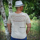 Shirt'Summer wind', in ethnic style. Mens shirts. Shop Natalia Glebovskaya. My Livemaster. Фото №5