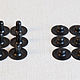 Кнопки Альфа. 50шт. 12,5 мм "Оксид" (чёрные). Фурнитура для шитья. Hermes tools - товары для кожевников. Ярмарка Мастеров.  Фото №4