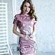 Order Dress with sequins pink silver, silver shiny dress. mozaika-rus. Livemaster. . Dresses Фото №3