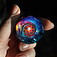 Glass ball Personal galaxy. Space Sphere Meditation Universe Cosmos, Name souvenirs, Moscow,  Фото №1
