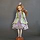 Order Author's interior collectible doll Lilac. DOLLiAN. Livemaster. . Interior doll Фото №3