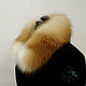 Fur detachable collar boa fur red Fox. Collars. Mishan (mishan). My Livemaster. Фото №4