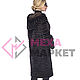 Fur mink coat with hood ' Emma'. Coats. Meha-Market. My Livemaster. Фото №4