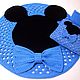 Order Knitted children's rug Mickey mouse from the cord. knitted handmade rugs (kovrik-makrame). Livemaster. . Carpets Фото №3