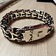 Order Bracelet weaving 'Ramses or Reverse Bismarck' with a box of silver. kirillyuvelir42rus (kirillyuvelir42). Livemaster. . Braided bracelet Фото №3