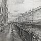 Streets of St. Petersburg, paper, graphite pencil, Pictures, St. Petersburg,  Фото №1