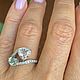 17. Кольцо с натуральным морганитом и аквамарином, 4.0 ct. Кольца. Елена. Ярмарка Мастеров.  Фото №9