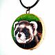  ferret. Pendant. lexelanele. Online shopping on My Livemaster.  Фото №2