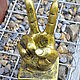 Concrete statuette Victory hand gesture award gift. Figurines. Decor concrete Azov Garden. My Livemaster. Фото №4