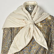 Аксессуары handmade. Livemaster - original item A warm handkerchief made of raincoat fabric on a heater. Handmade.